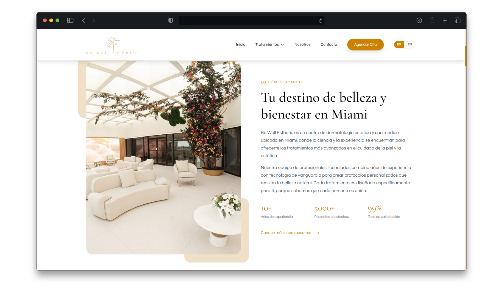 Captura de Bewell Esthetic Miami