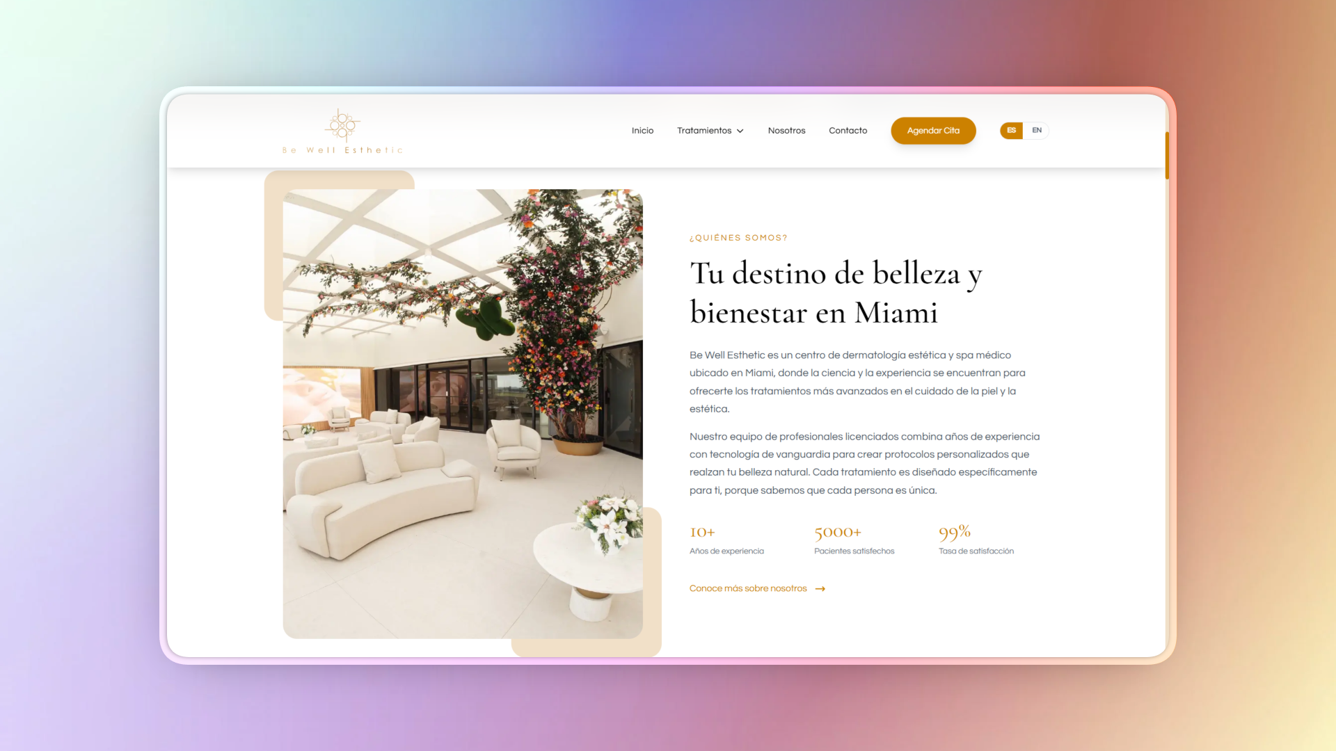 Captura de Bewell Esthetic Miami